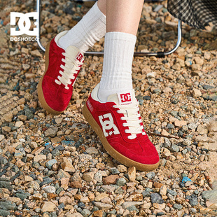 子生日礼物 女款 SHOES TRUX CAS 2025新款 德训鞋 2025夏季 红色鞋