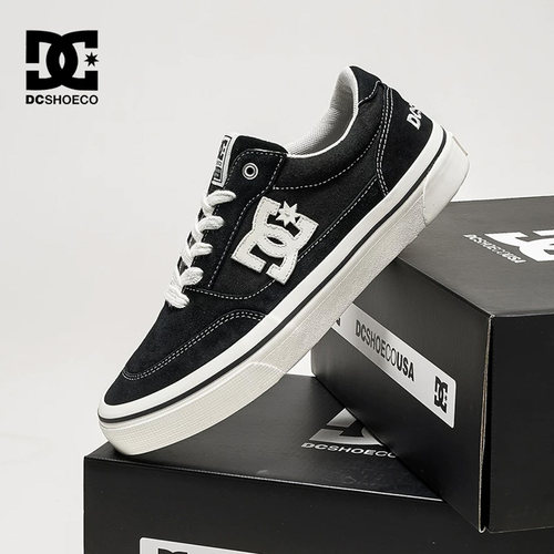 DCSHOES CANVAS 夏季透气牛皮男鞋男士板鞋情侣鞋子爆炸帆布鞋男