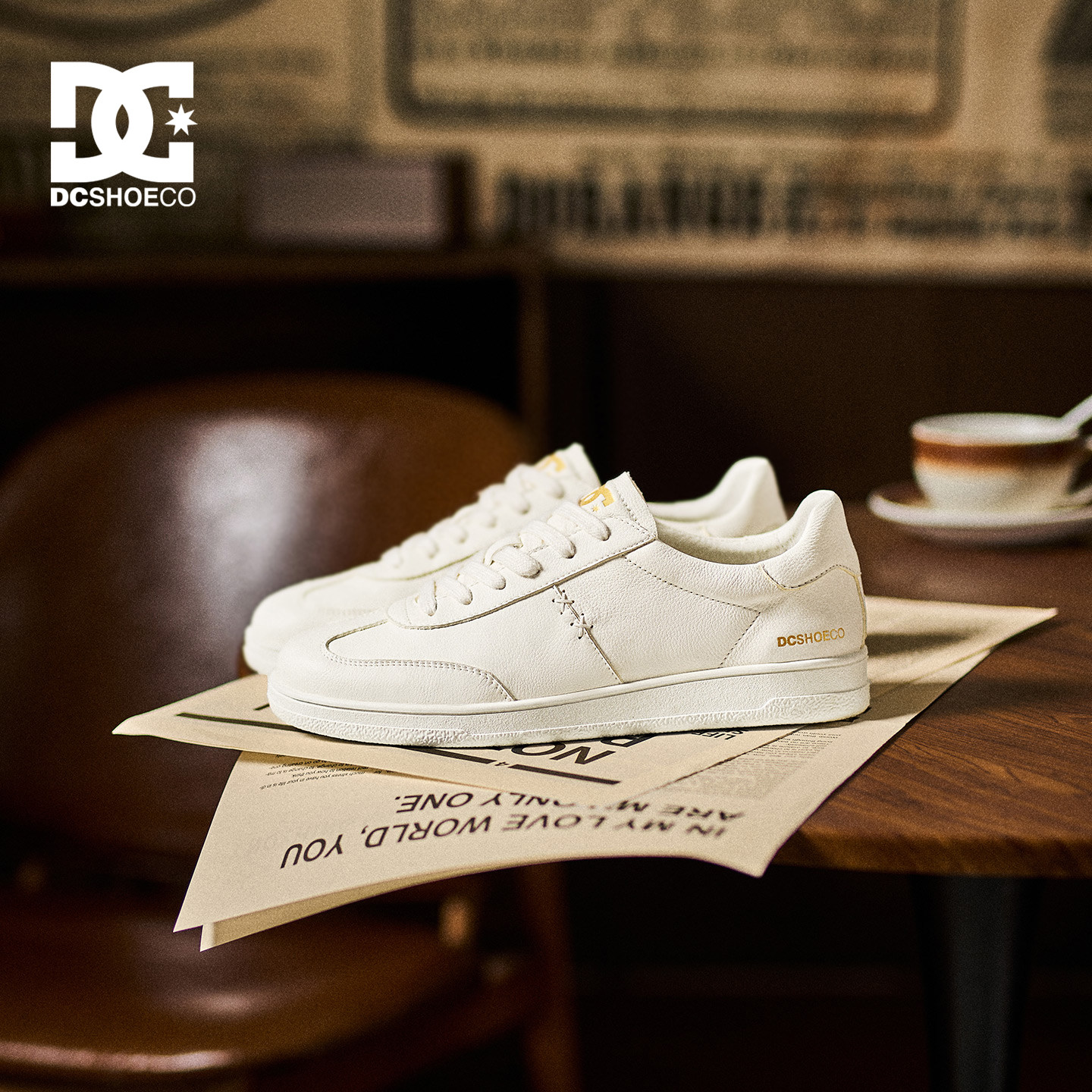 DCSHOES COPEN LUX 夏季头层牛皮透气鞋子lp老钱风高级感真皮男鞋