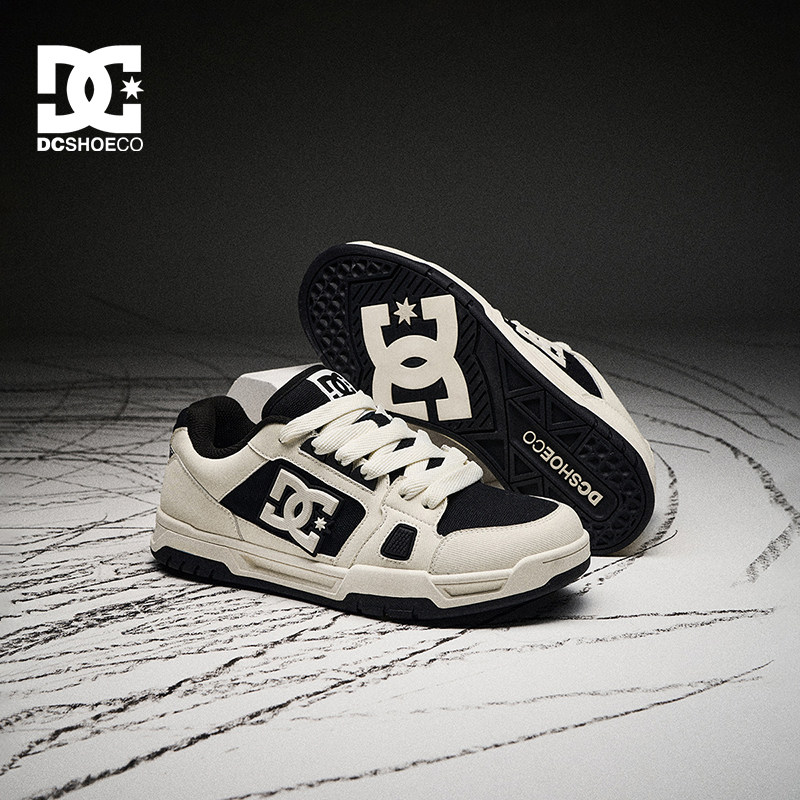 DCSHOES ASTRA 男士运动板鞋2026秋季新款黑白时尚休闲鞋子男鞋图片