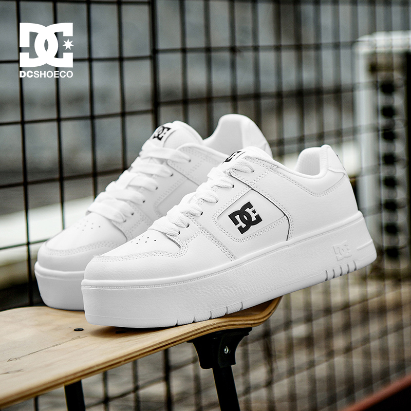 DC SHOESW'MANTECA 4 PLATFORM Pro 2025秋季新款小白鞋女休闲鞋