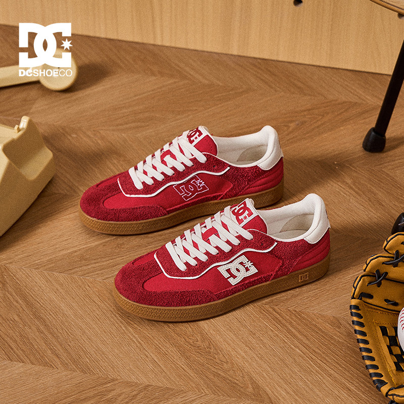 DCSHOES VIPER PRO 2026秋季新款真皮复古德训鞋红色休闲鞋子男鞋图片