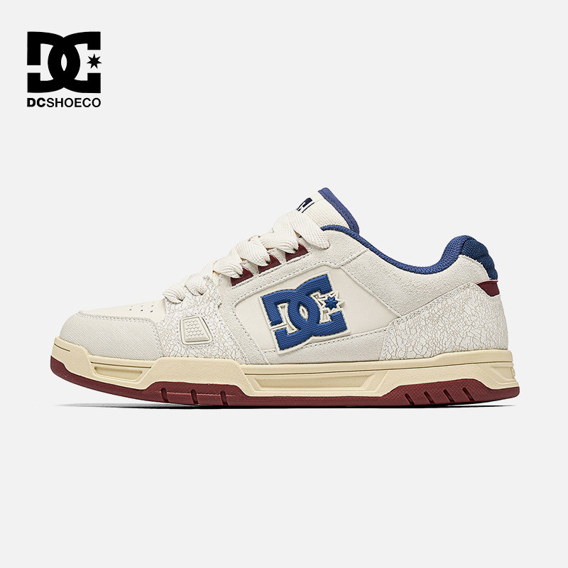 DC SHOES ASTRA CAS25冬新款爆裂纹男鞋真皮板鞋休闲鞋男鞋子百搭