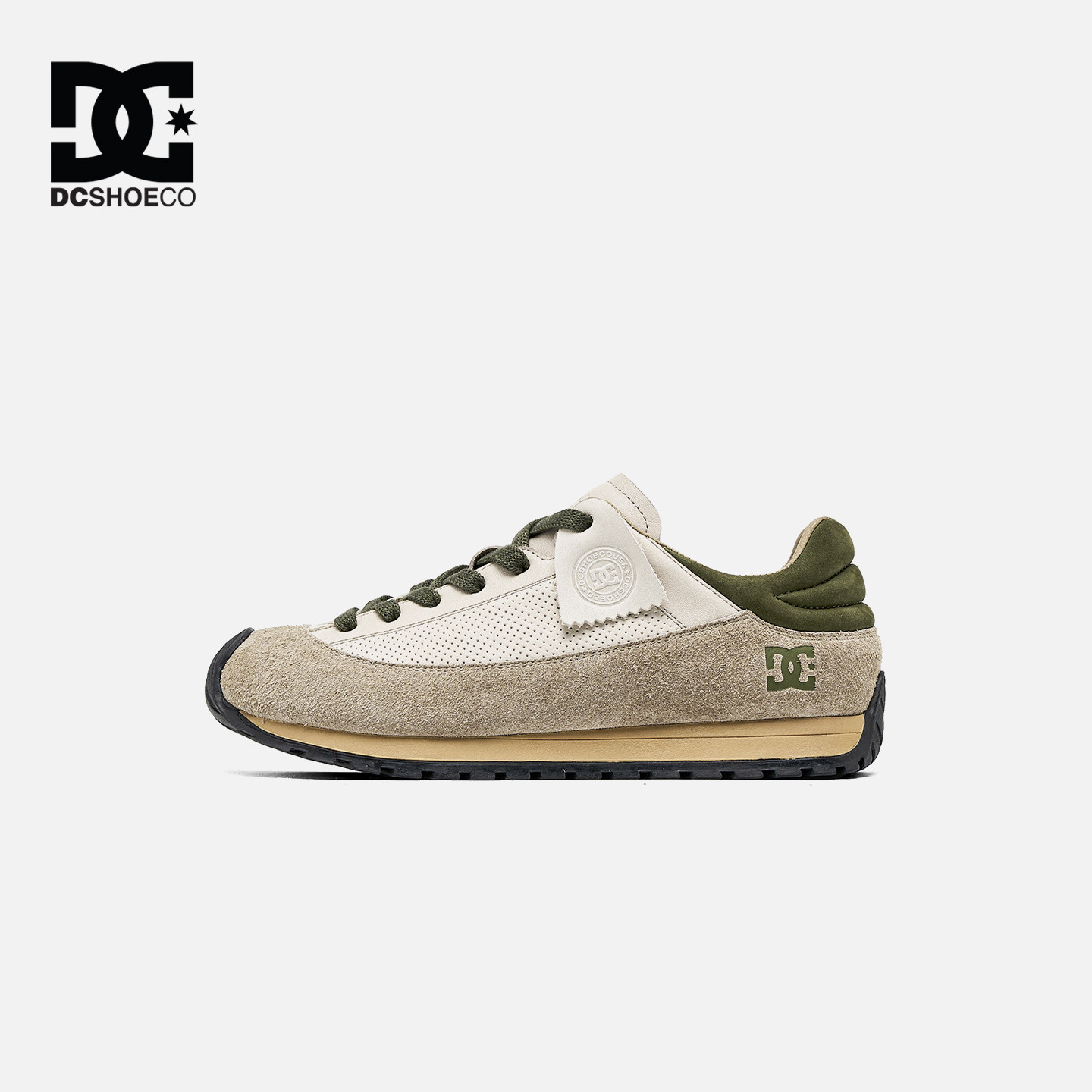 DCSHOES Moab 男士运动阿甘鞋秋季新款真皮冲孔透气休闲鞋子男鞋图片