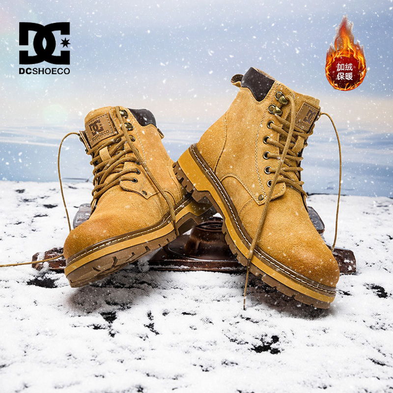 DC SHOESNIMBRO EDGE 2025冬季保暖加绒雪地靴大黄靴加厚马丁靴