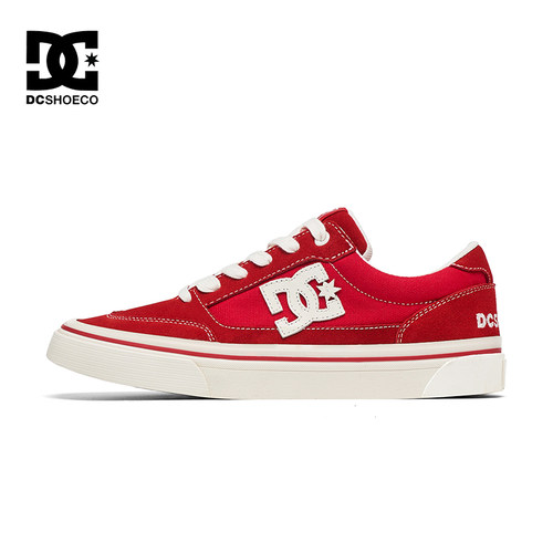 DC SHOES CANVAS CAS 2025秋季新款板鞋红色帆布鞋美式休闲鞋女鞋