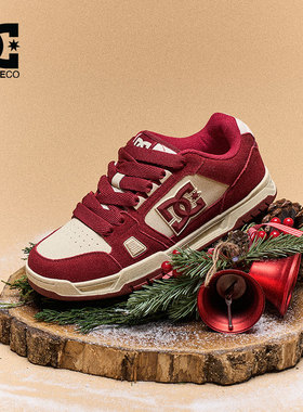 DC SHOES ASTRA PRO2025秋季新款复古红色滑板鞋男士休闲鞋男鞋