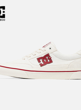 DCSHOES CANVAS 2026春季新款男鞋帆布鞋真皮小白鞋休闲鞋男
