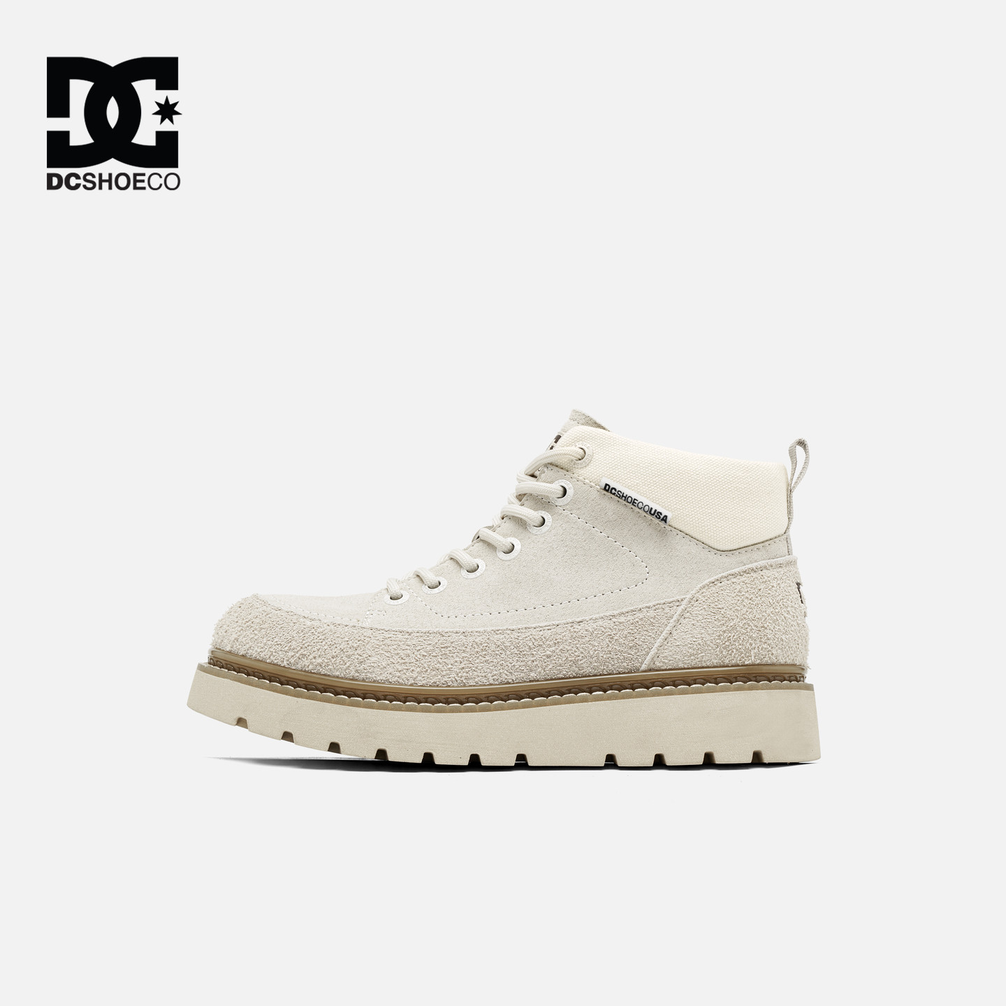 DCSHOES ESTES 秋季新款男士新型马丁靴厚底百搭时装靴真皮靴子男