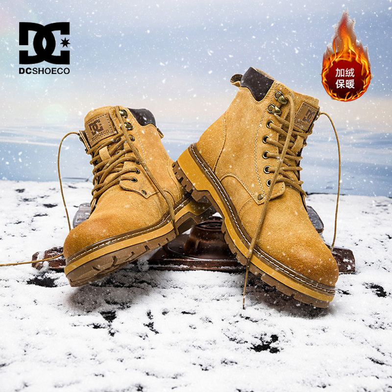 DC SHOES NIMBRO EDGE 2025冬季保暖加绒雪地靴大黄靴加厚马丁靴