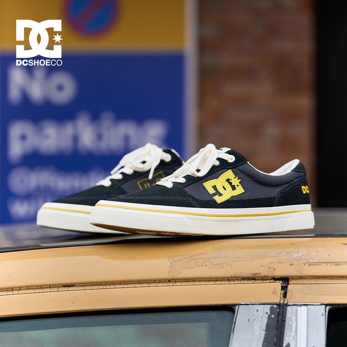 DCSHOES复古帆布鞋透气休闲鞋男图片