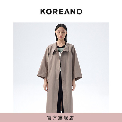 【KOREANO】春秋日常百搭简约舒适风衣26R2-FW6521(UN)