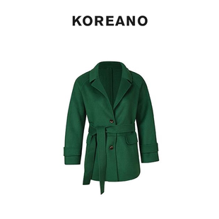 绿色单排扣休闲西装 冬季 FY9500 KOREANO