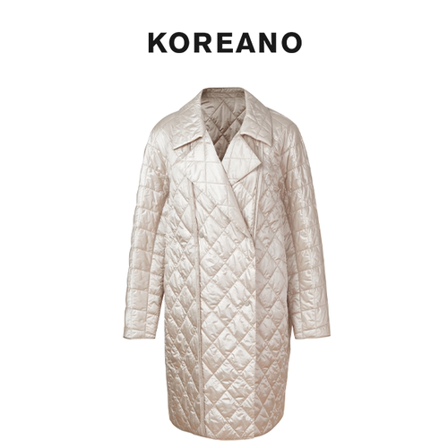 【KOREANO】冬季杏色棉服 【H】 MC7096(UN)