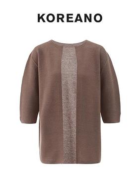 【KOREANO】春秋经典驼色针织开衫 【H】2421 ZK8675(UN)J