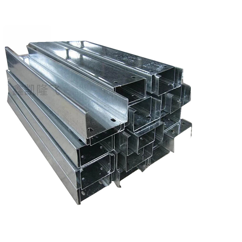 孝感钢材生产出售120*70*20*3.0规格热镀锌C型钢 檩条275克 Q355