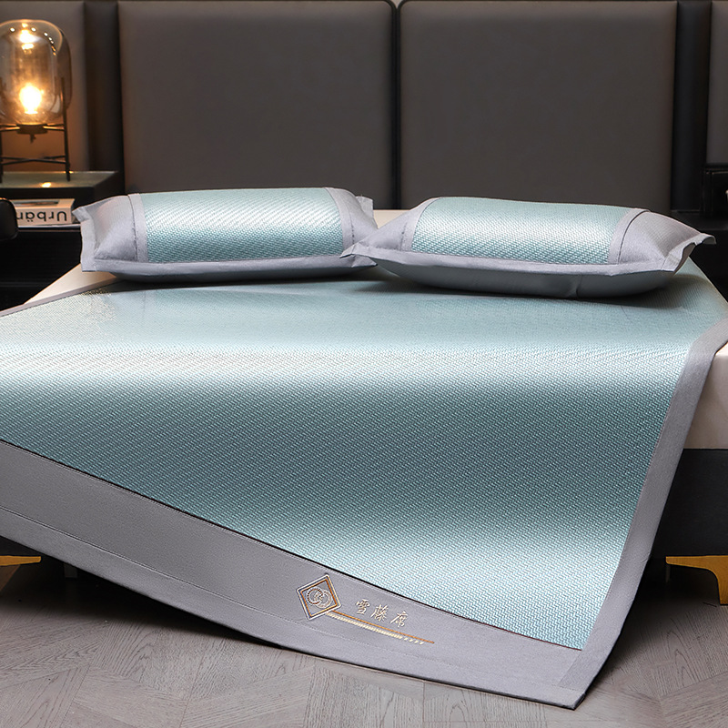 2024直播热款高端9斤重供实体藤席凉感三件套