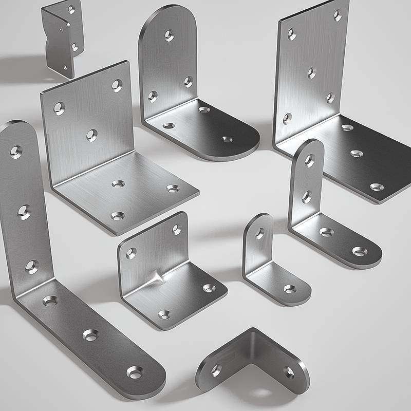 木板卡扣90度直角角码片炼接件器角马三角不锈钢角铁带孔柜床,基础建材,层板拖,淘宝优惠券,粉丝福利购,淘宝优惠卷