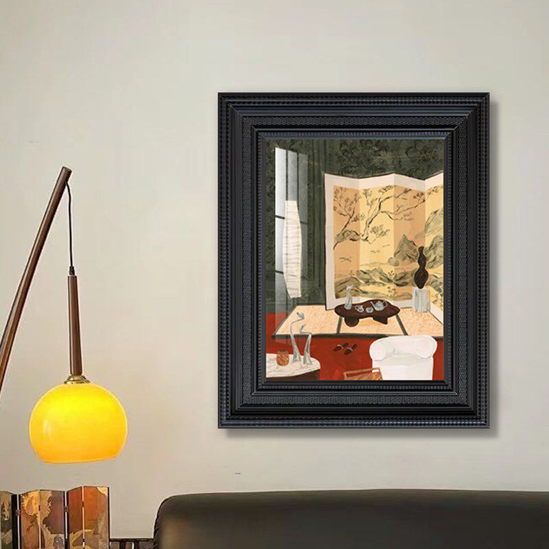 优选法式中古风客厅静物装饰画法式玄关背景墙壁画抽象艺术高级感