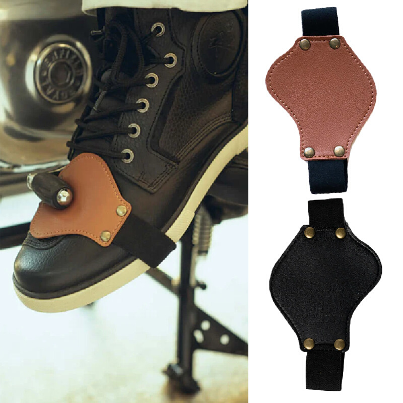 户外摩托车骑行换档垫鞋套 便携有弹性防止鞋子刮花皮革保护套