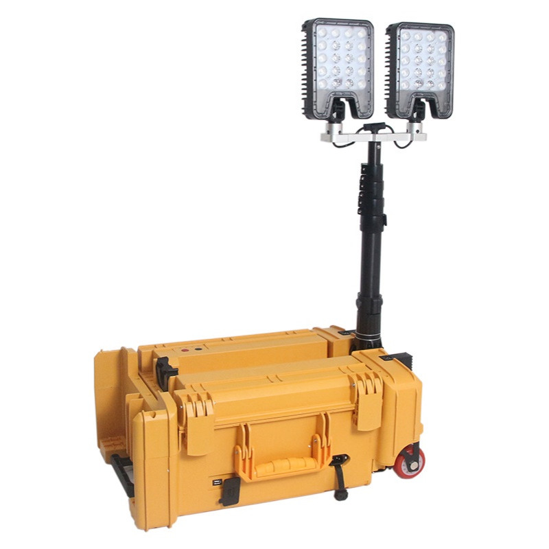 FW6118A移动照明系统 RFID出入库管理 led充电升降应急工作灯120W