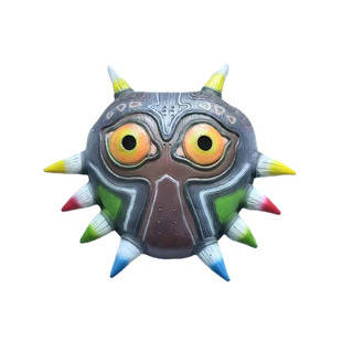 新塞尔达传说梅祖拉面具ZELDA MASK鬼节乳胶傩神面具傩舞傩戏道具