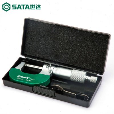 厂促世达外径千分尺精度0.01数显电子千分卡螺旋测微仪器0-25-50M