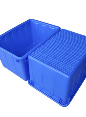 140升200L300L蓝色白红色塑料水箱物料分类塑胶箱快递分拣周转箱