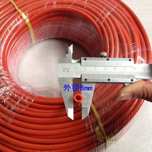 电动洗车器水管软管PVC8*5洗车高压水管灌溉抽水毛细管120米一卷