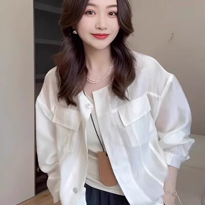 大尺码法式高级感白色防