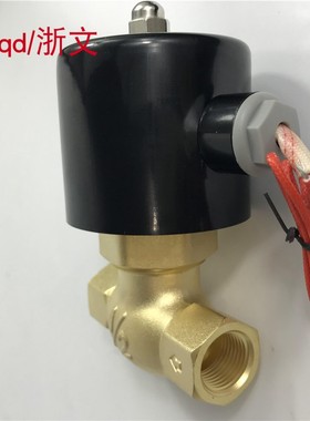 US-15铜体高温蒸汽电磁阀2L170-15二通常闭DN15 4分G1/2