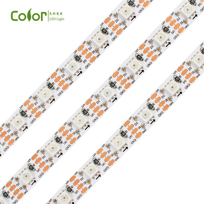 led贴片灯带 12V 单点单控 60灯5050RGB-LC8808B幻彩软灯条