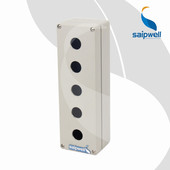 2580A五孔金属按钮盒 赛普供应SA 户外防水铝制开关盒