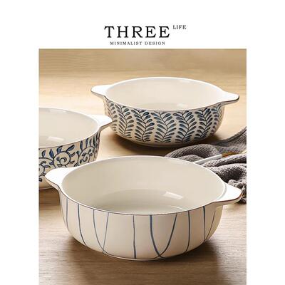 Tlife·Xuande·餐具日式陶瓷双耳汤碗家用大汤盆酸菜鱼碗 | 萱德