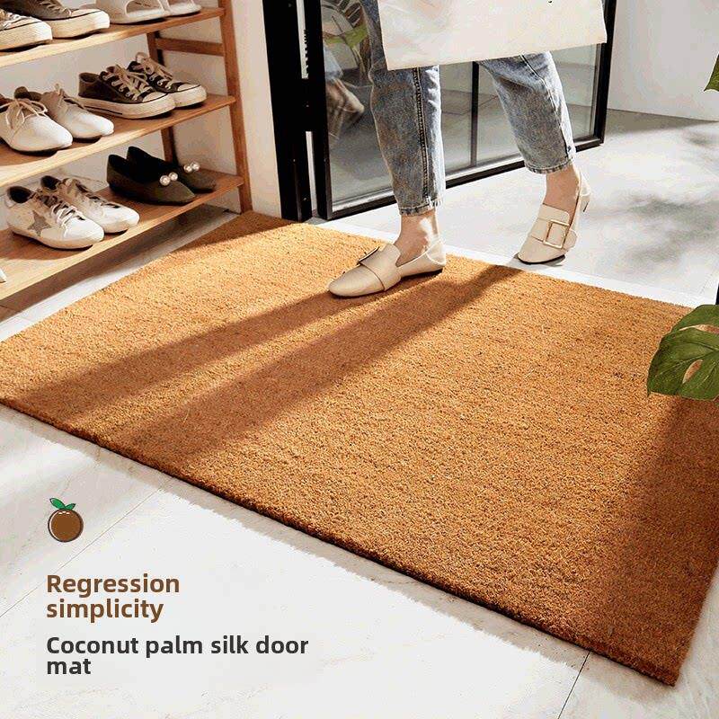 天然椰棕丝椰子椰壳纤维除尘入户进门大门口户外地毯地垫脚垫门垫