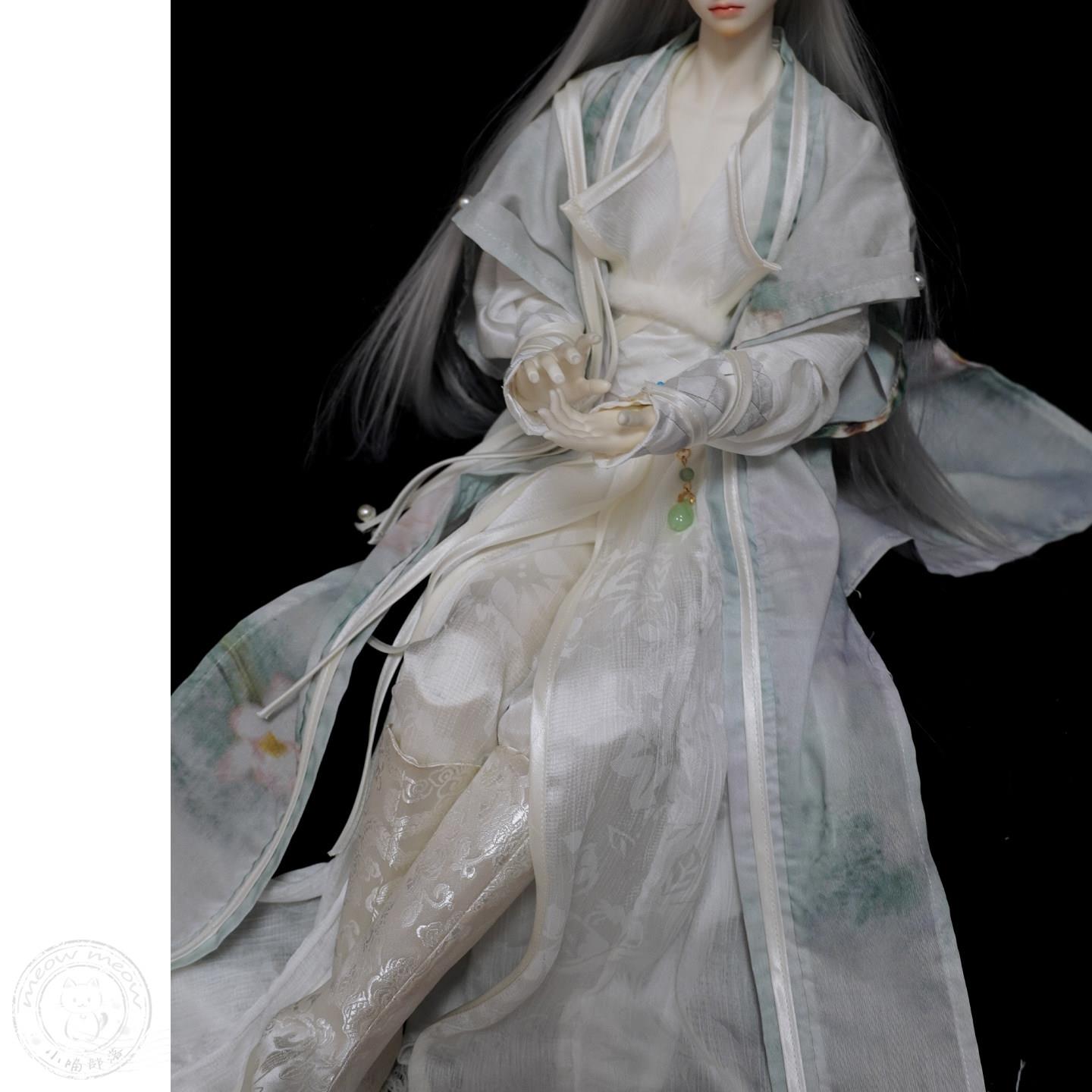 原创BJD娃衣材料包唐圆领袍古风34分8特体6叔id75ob270td劲装疏临图片