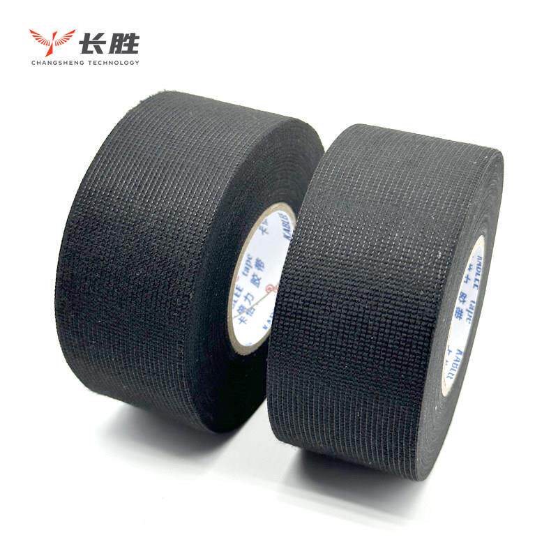 卡倍力汽车线束胶带绒布胶带耐磨耐高温3.8公分宽发动机布基胶布