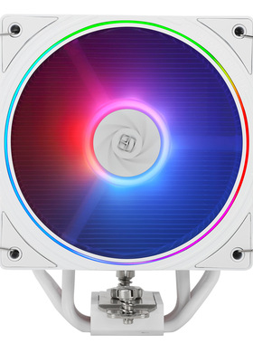 利民TL-AS120 EVO WHITE ARGB 电脑CPU风冷散热器4热管大风量静音