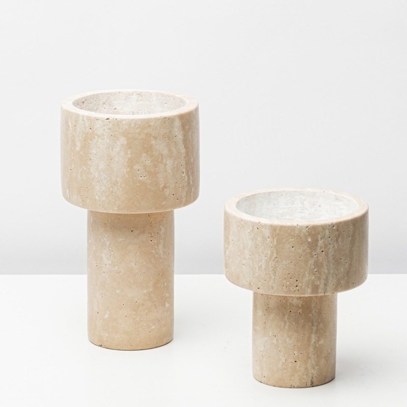 北欧现代简约黄洞石花瓶装饰摆件展厅售楼处茶室大理石花器装饰品,标准件/零部件/工业耗材,其他管件,淘宝优惠券,粉丝福利购,淘宝优惠卷