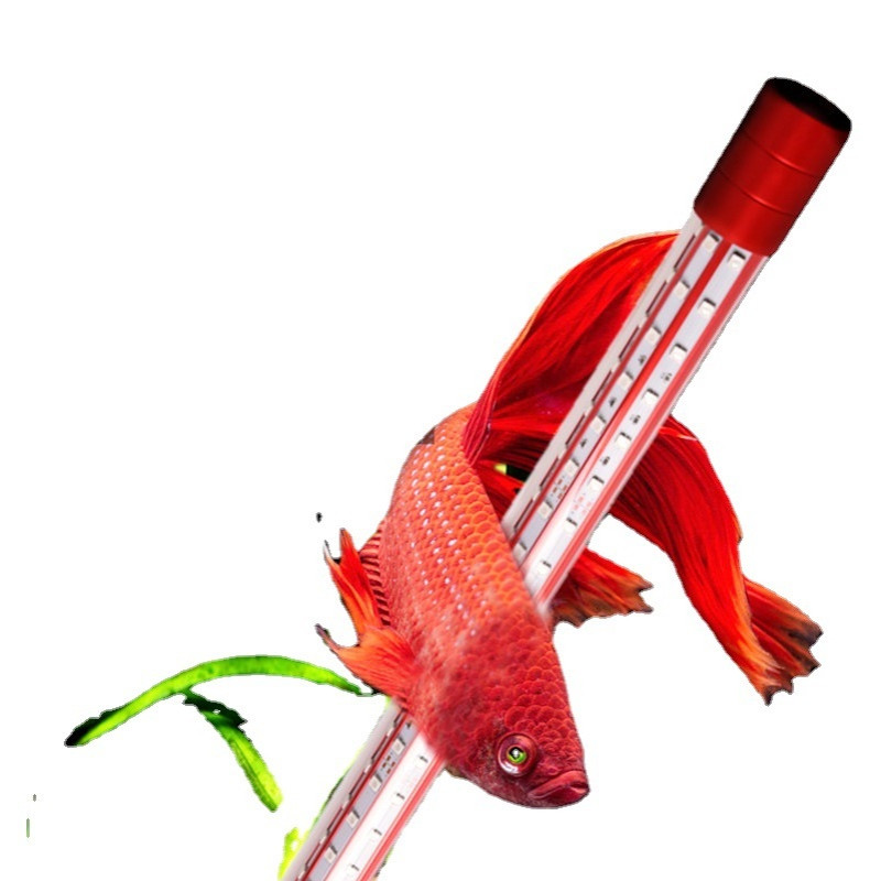 龙鱼灯广角鱼缸灯led灯防水显色潜水增红增艳红鱼不红水照明专用