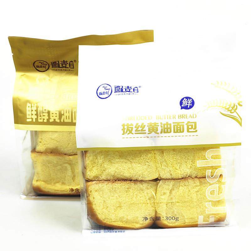 新货拔丝黄油面包300g*2袋早餐代餐老式手撕醇鲜黄油面包