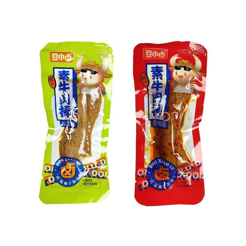 正宗素牛肉棒卤汁手撕素肉香辣五香味辣条豆制品豆腐干解馋