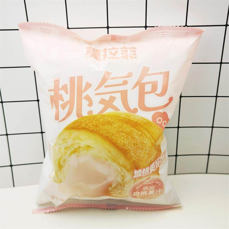 正宗老酸奶味面包熔岩巧克力桃气包85g*10袋夹心面包吐司