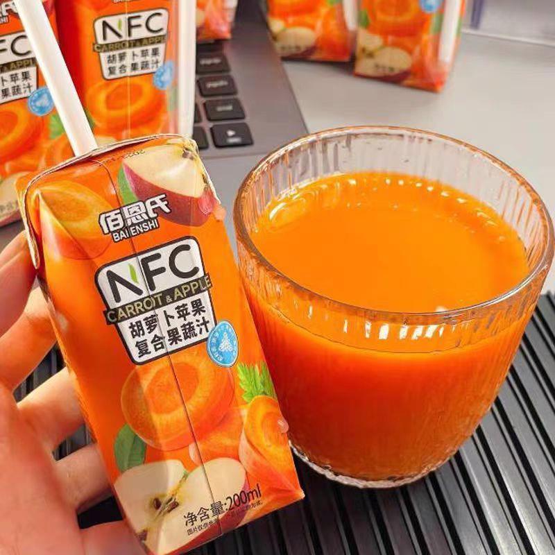新货NFC胡萝卜汁苹果汁200