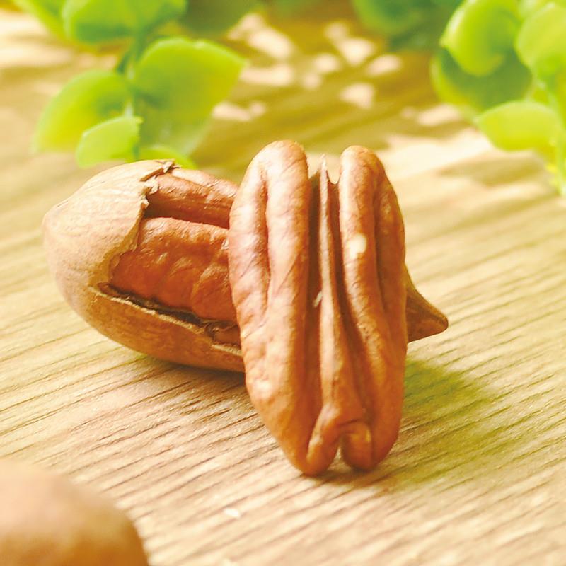 正宗 零食特产坚果干果山核桃奶油味原味碧根果长寿果500g