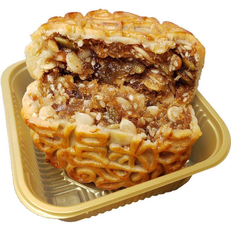 正宗高州加头五仁月饼老式传统广东特产糕点零食茂名广式中秋袋装