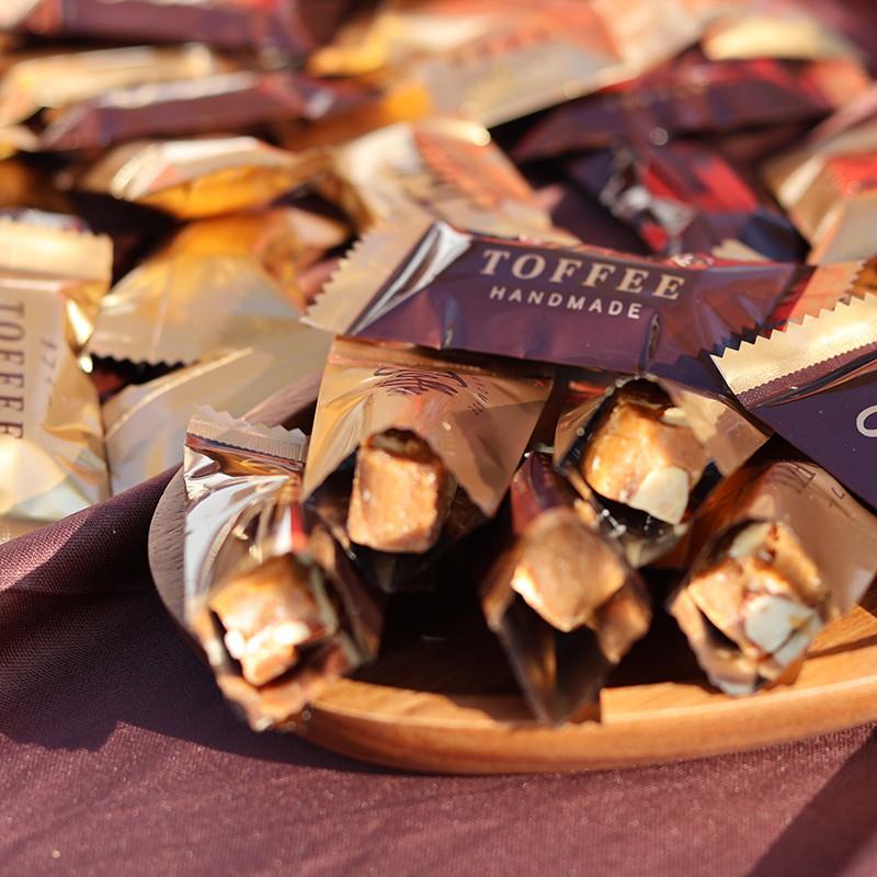 正宗喜糖海盐巴旦木太妃糖