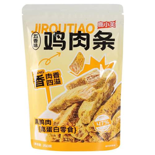 正宗鹿小芙鸡肉干鸡肉条风