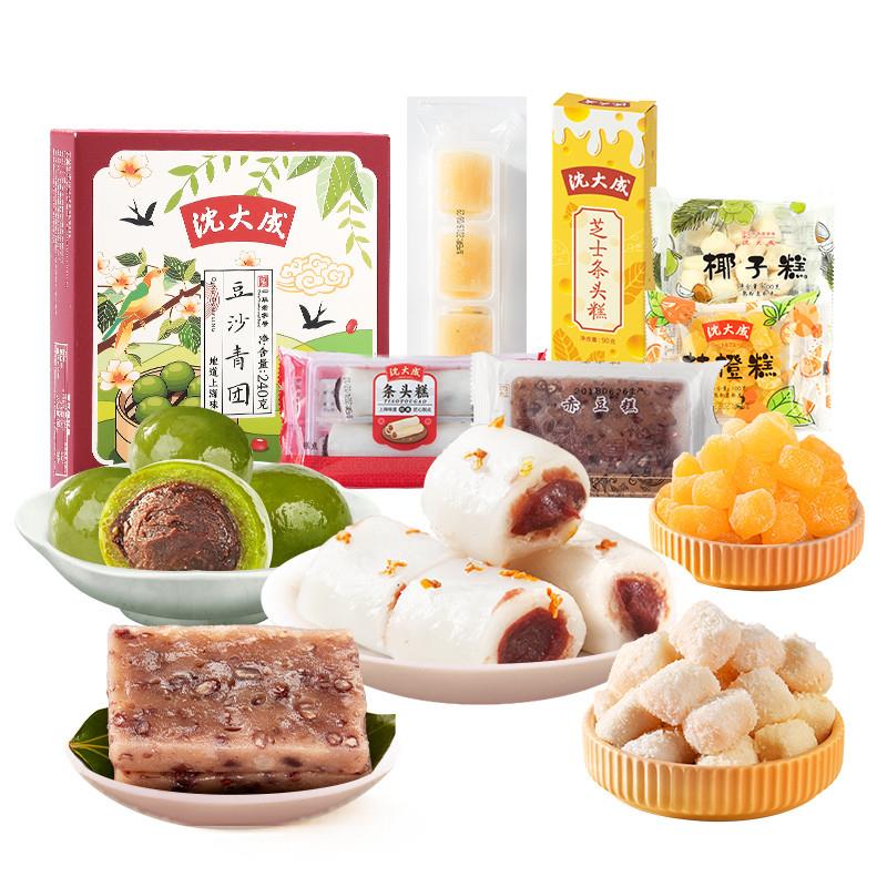 正宗条头糕上海特产糕点点心小吃苏式红豆沙糯米团子糯叽叽