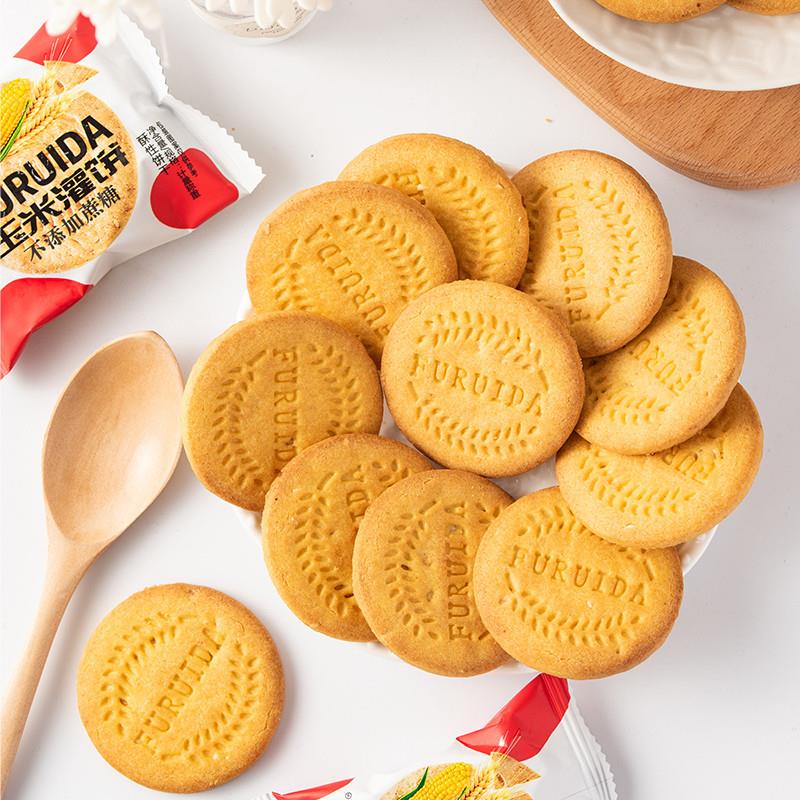 正宗玉米粗粮饼干5斤整箱